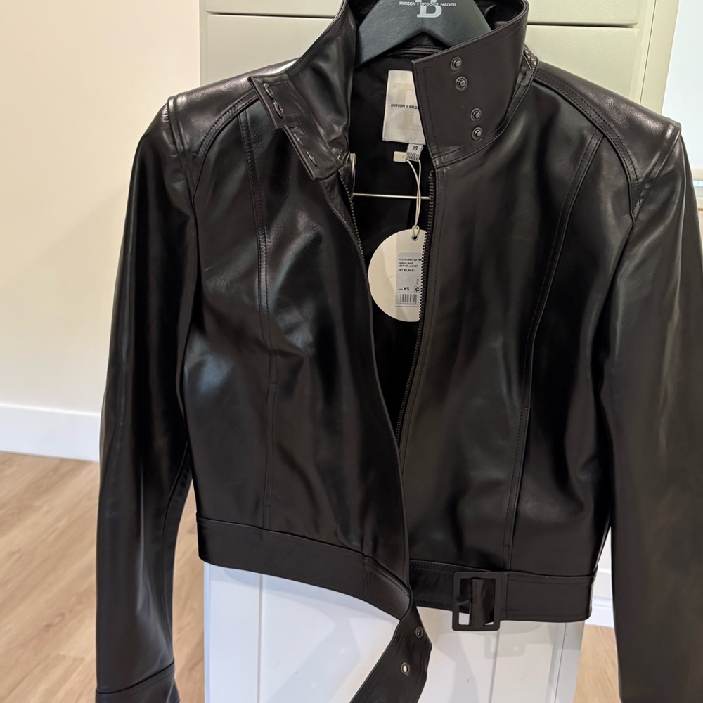 Hudson x Brooks Nader collab - Sarah Jane Leather Jacket (new with tags)